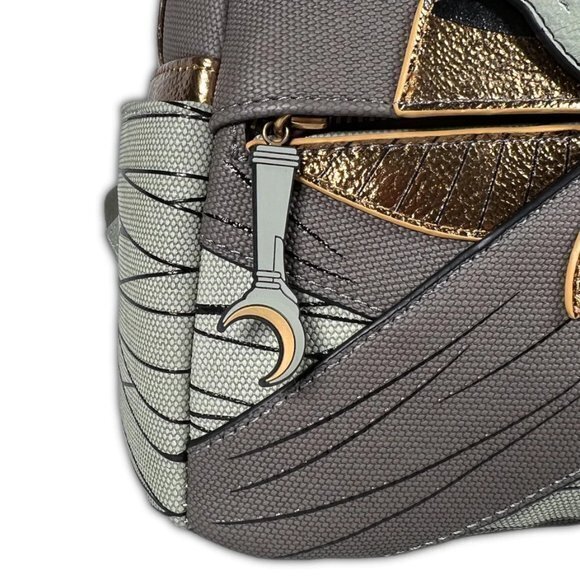 Loungefly Disney Marvel Moon Knight Khonshu Cosplay Mini Backpack Exclusive - Picture 3 of 6